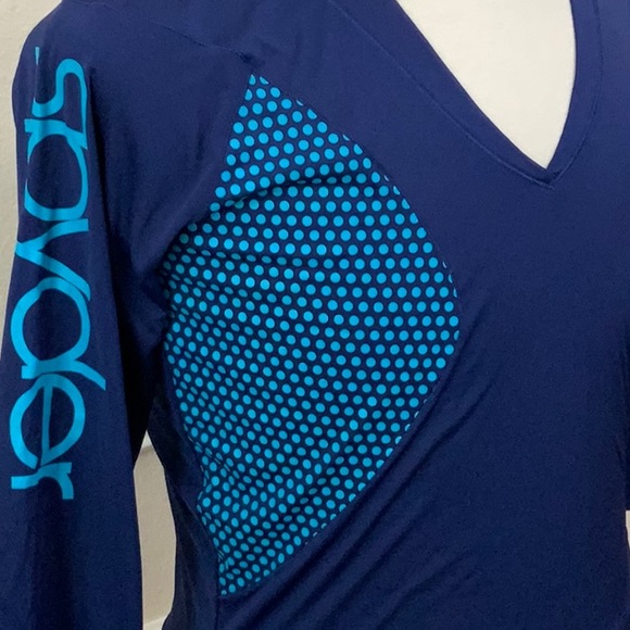 Spyder CYCLING 3/4 SLV TOP - Midnight blue - Picture 3 of 16